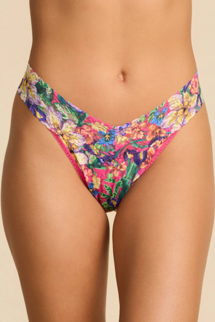 Printed Original Rise Thong