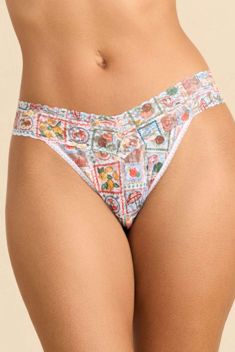 Printed Original Rise Thong