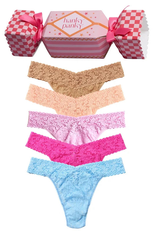 Sugar Rush- 5 Pack Original Rise Thongs