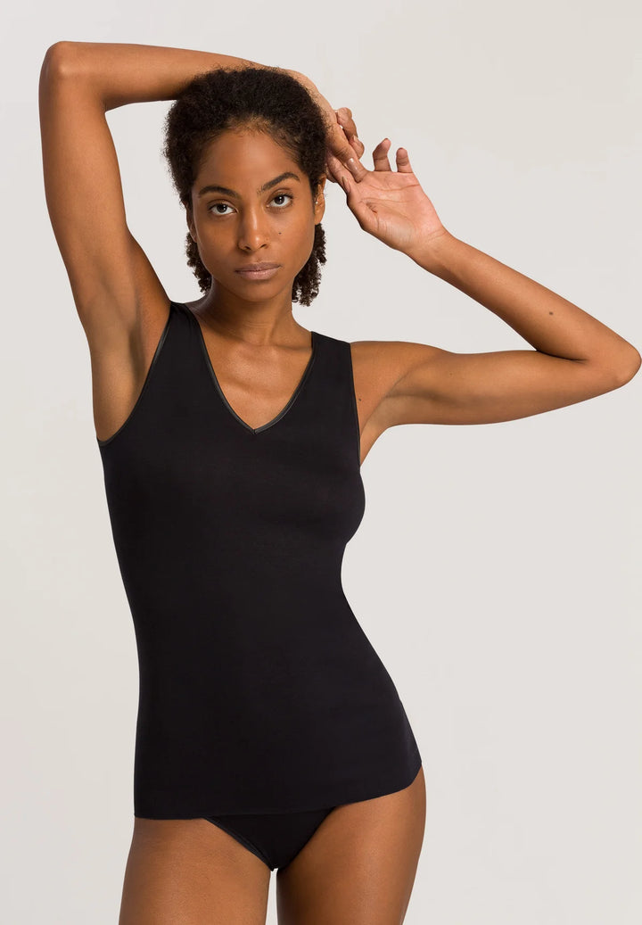 Cotton Seamless V-Neck Tank Top