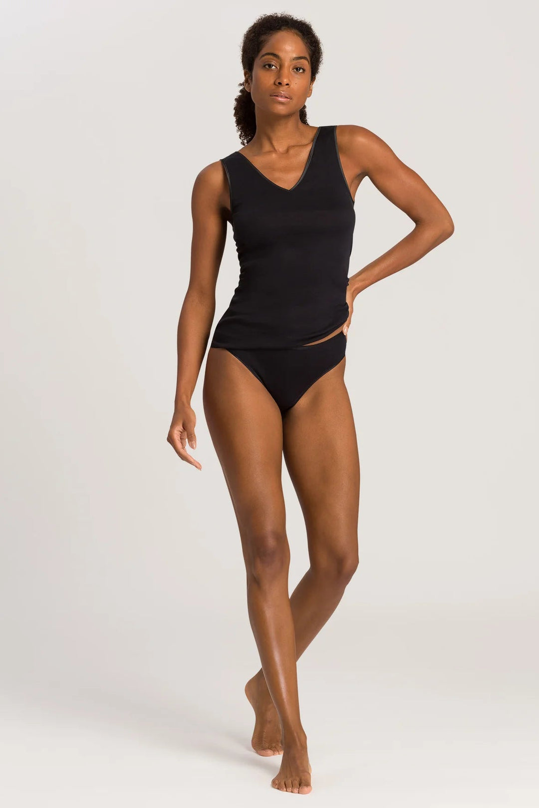 Cotton Seamless V-Neck Tank Top