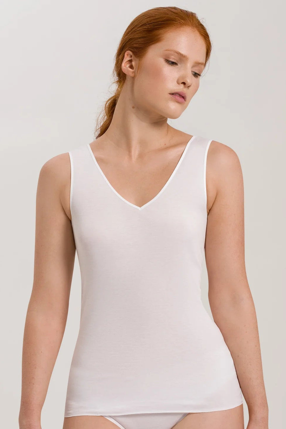 Cotton Seamless V-Neck Tank Top