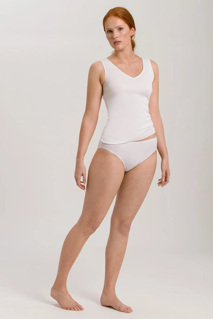 Cotton Seamless V-Neck Tank Top