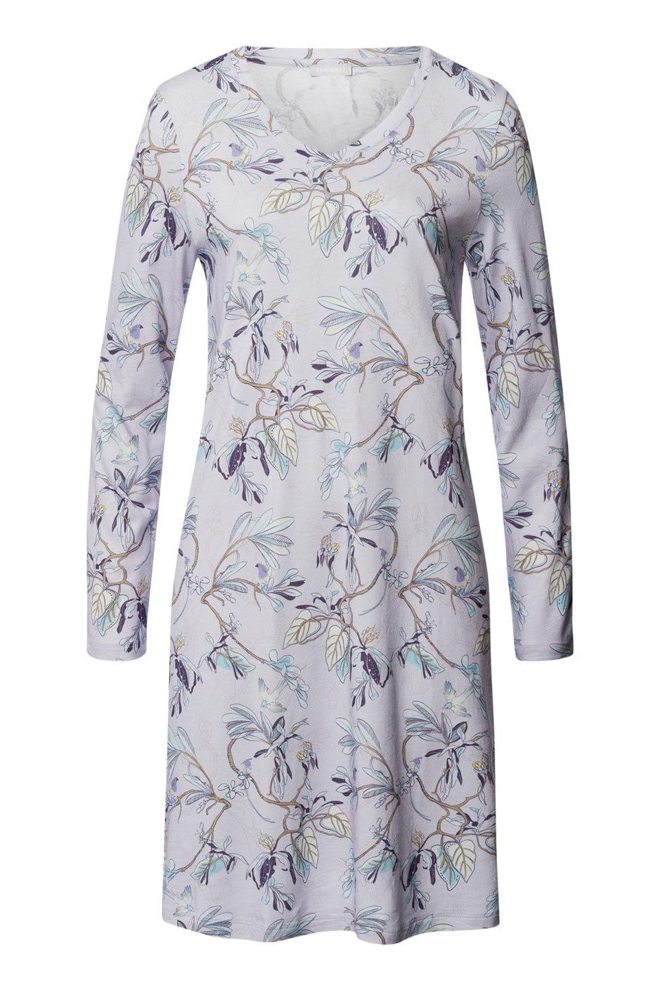 Floral patterned dress on a white background