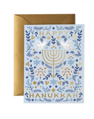 Hanukkah Menorah Card - Beestung Lingerie