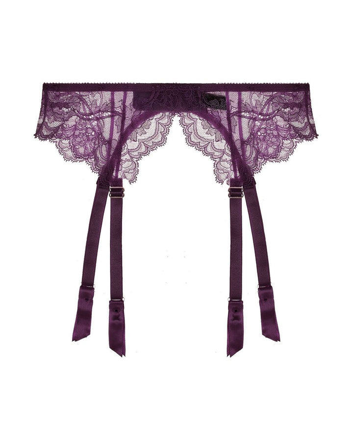 Anais Suspender Belt: Violette