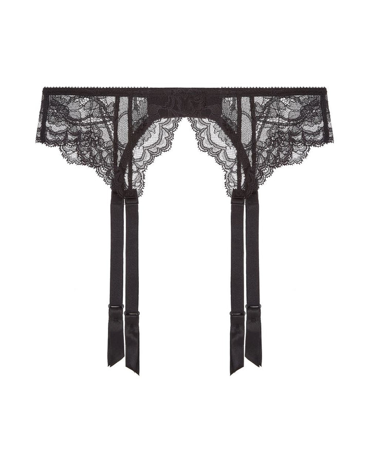 Anais Suspender Belt: Noir