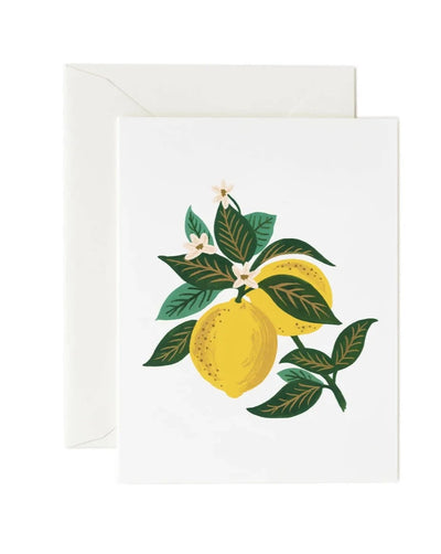 Lemon Blossom Card - Beestung Lingerie