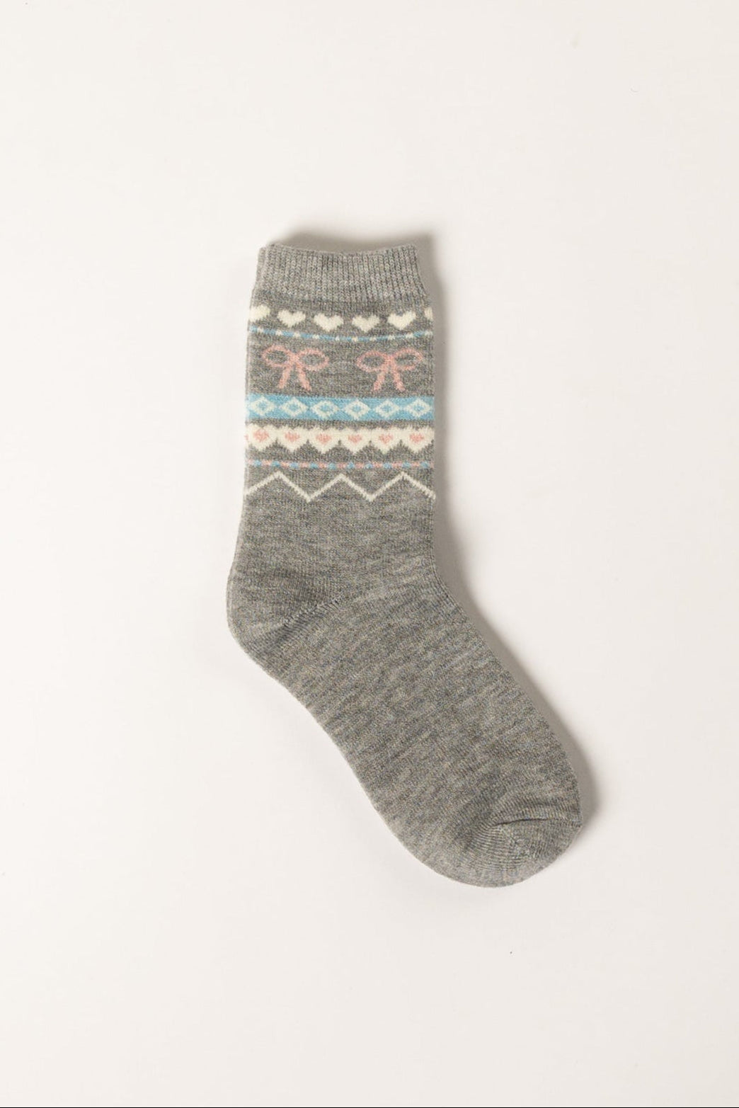 Cozy Fair Isle Printed Socks