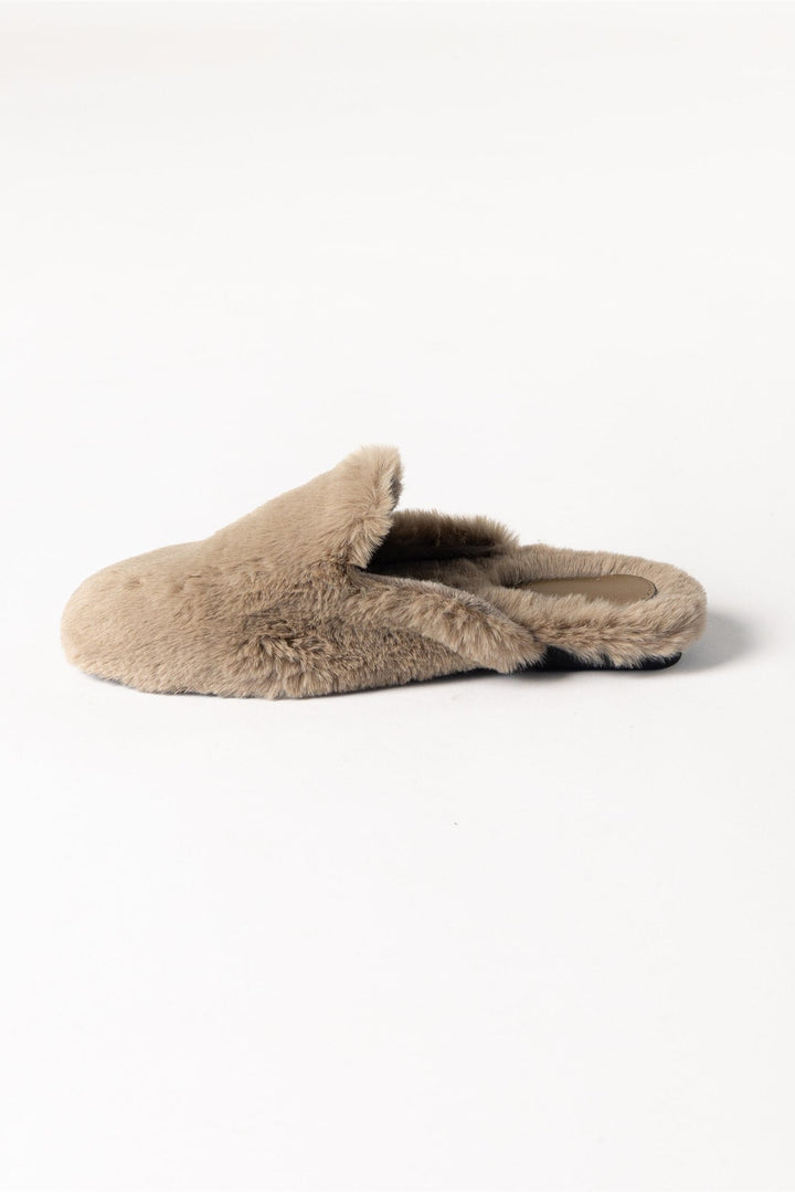 Faux Fur Mule