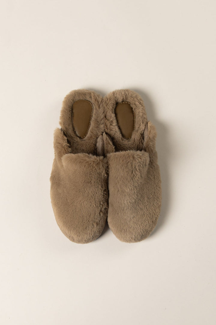 Faux Fur Mule