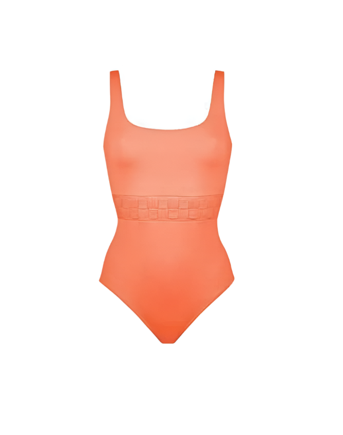 Softline Square Neck One-Piece Swimsuit