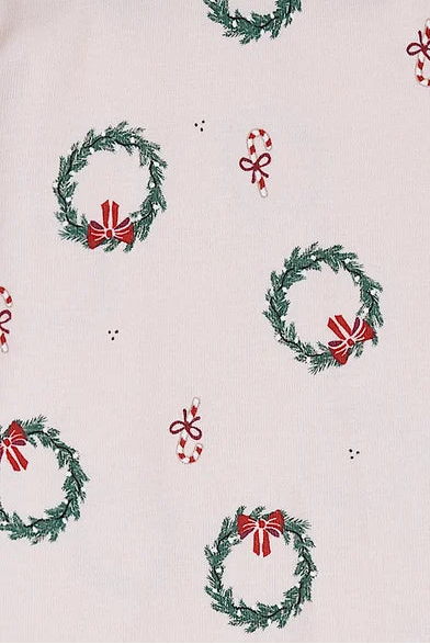 Deck The Halls Print Kids Pajamas