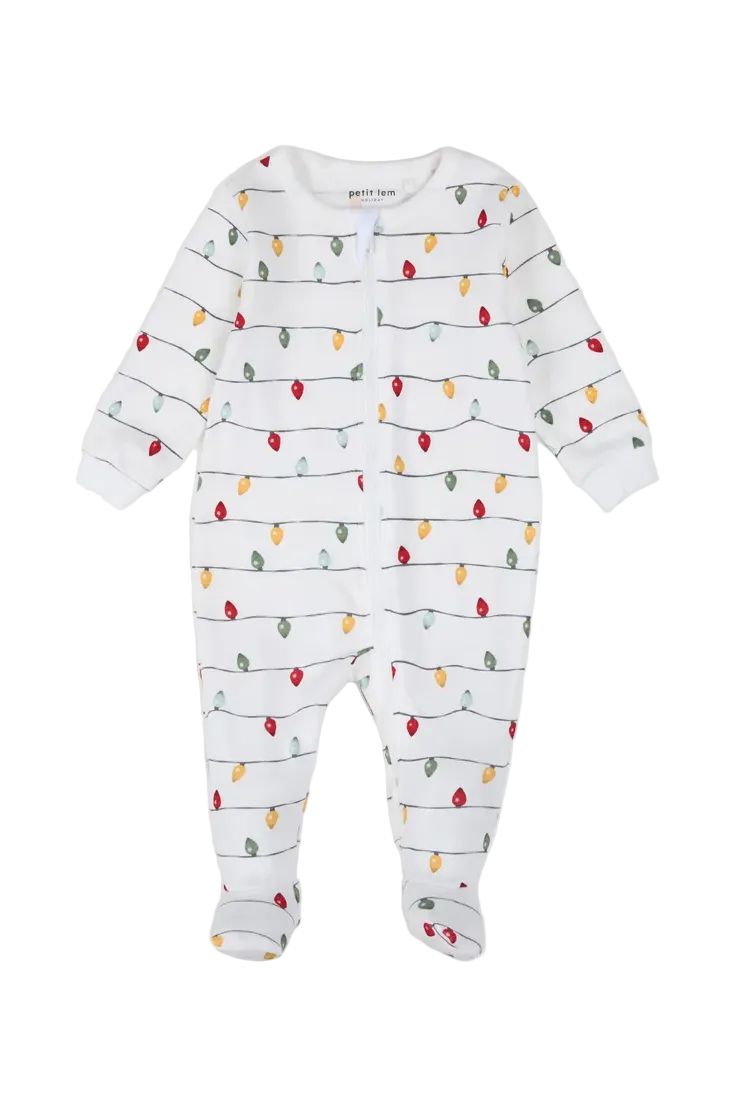 Twinkle Light Print Kids Pajamas