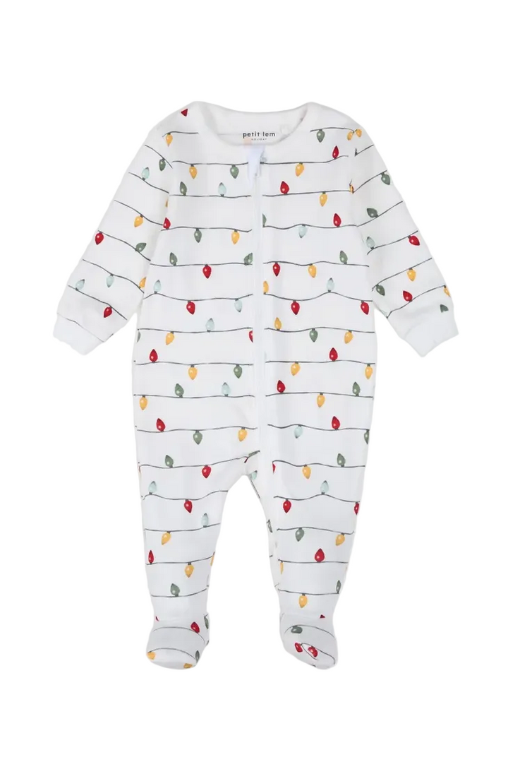 Twinkle Light Print Kids Pajamas