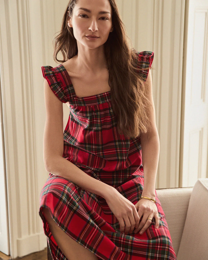 Clara Imperial Tartan Twill Nightgown