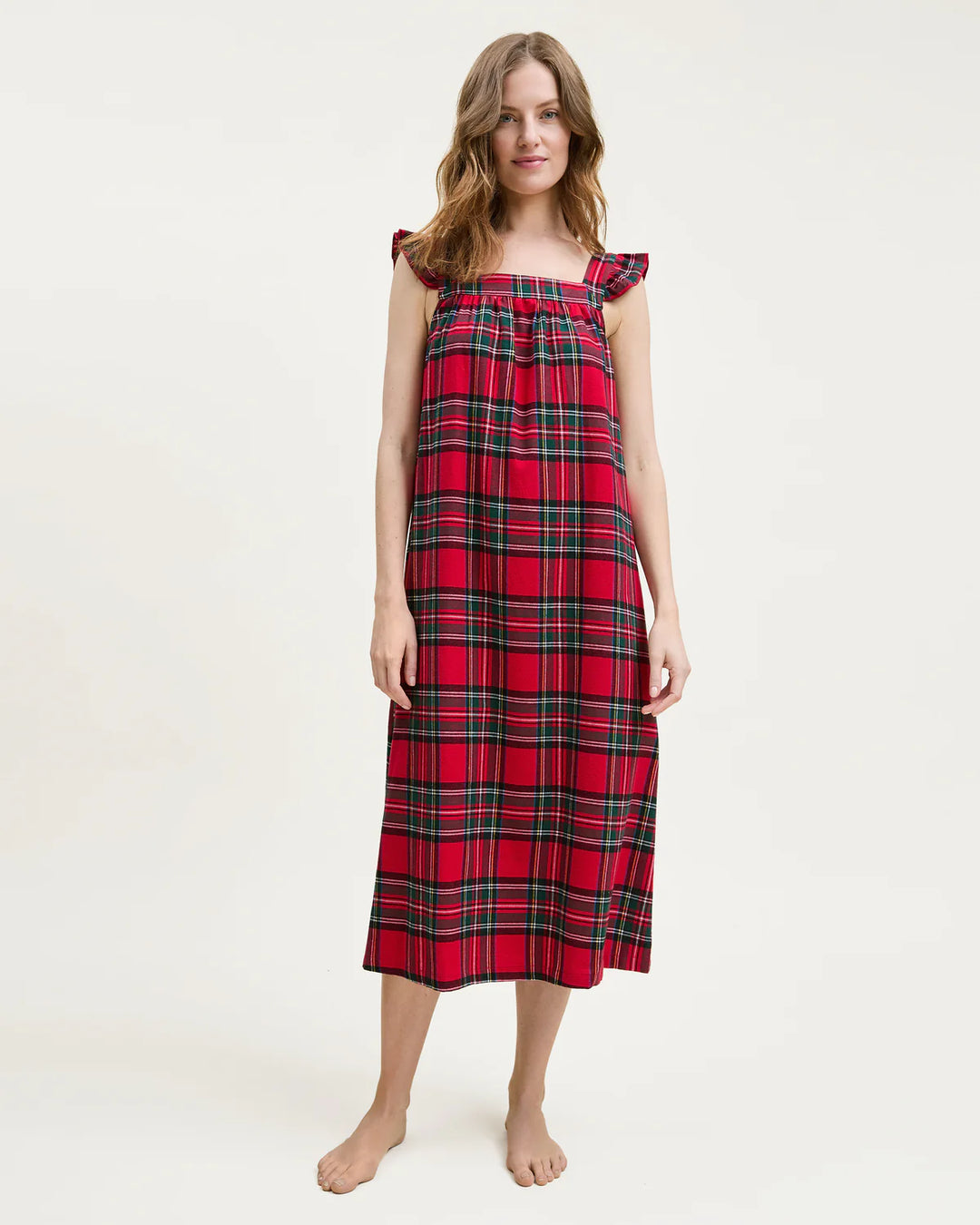 Clara Imperial Tartan Twill Nightgown