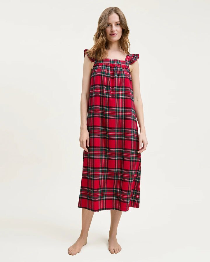 Clara Imperial Tartan Twill Nightgown