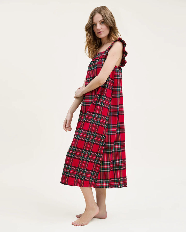 Clara Imperial Tartan Twill Nightgown