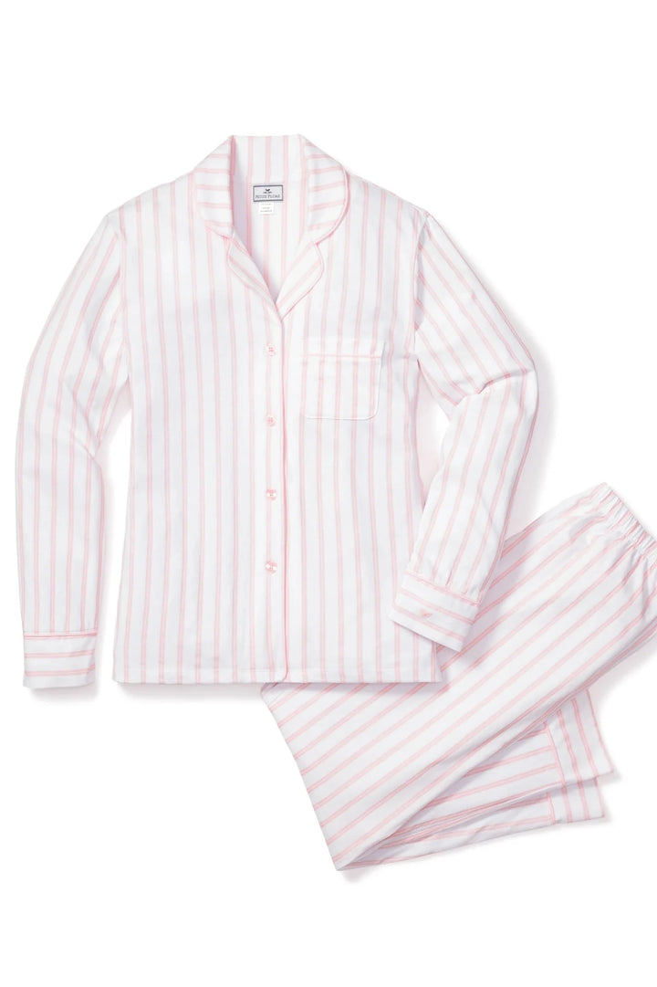 Pink Stripe Pima Cotton Pajama Set