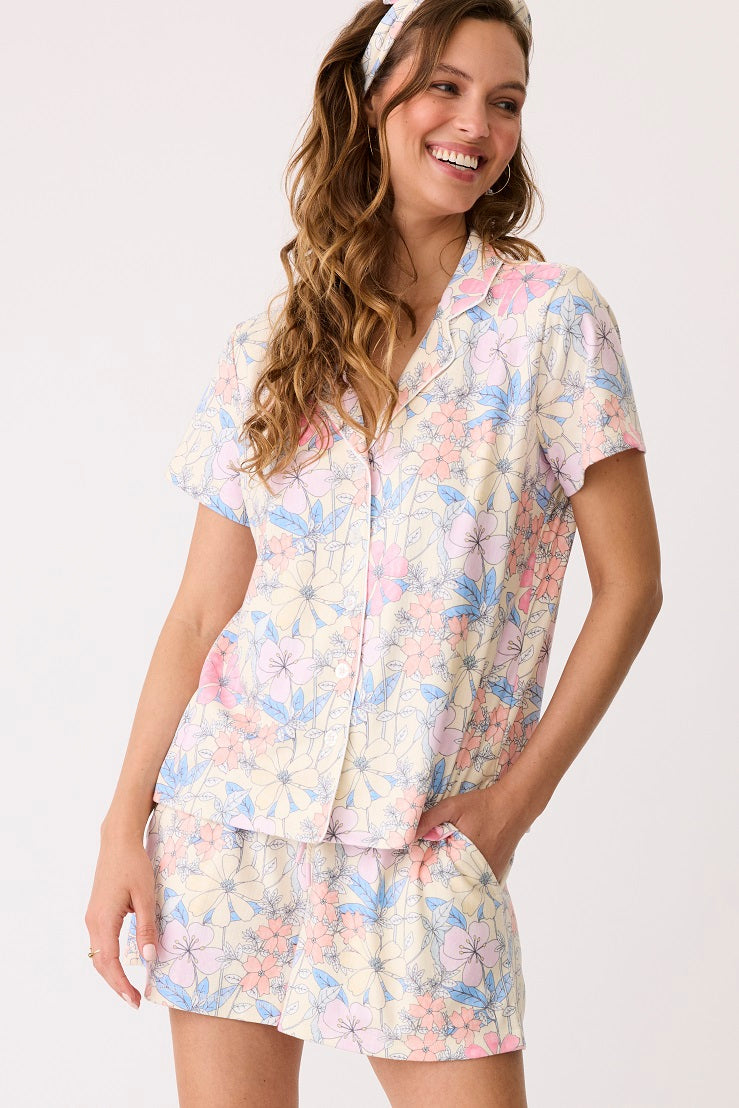 Garden Dream Short PJ Set