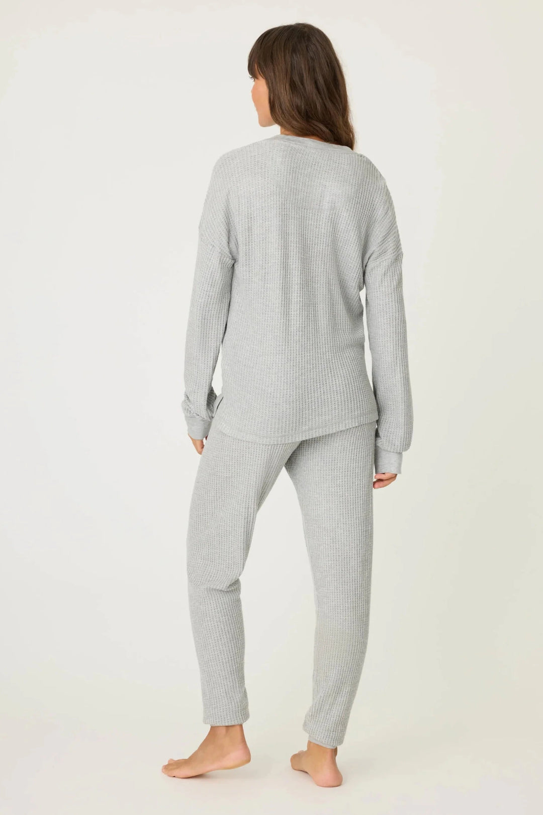 Ski Jammie PJ Set: Grey