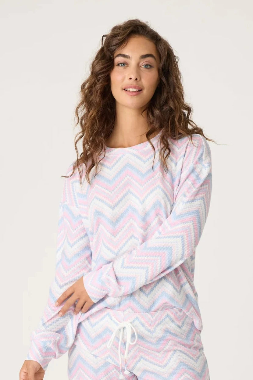 Mountain Bound Chevron PJ Set