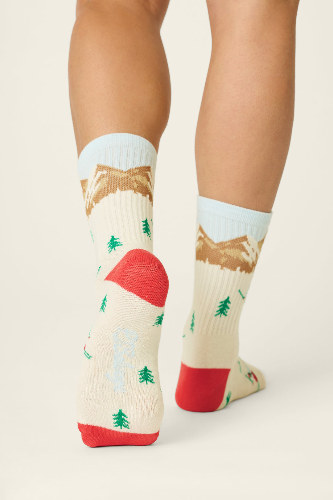 Ribbed Crew Socks
