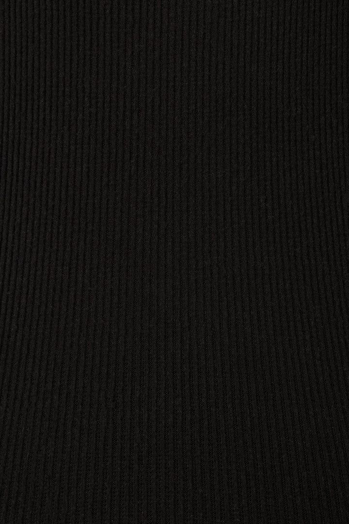 Black textured fabric pattern