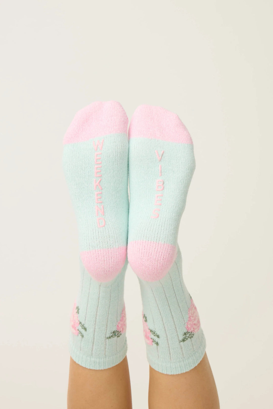 Secret Garden Weekend Vibes Crew Socks