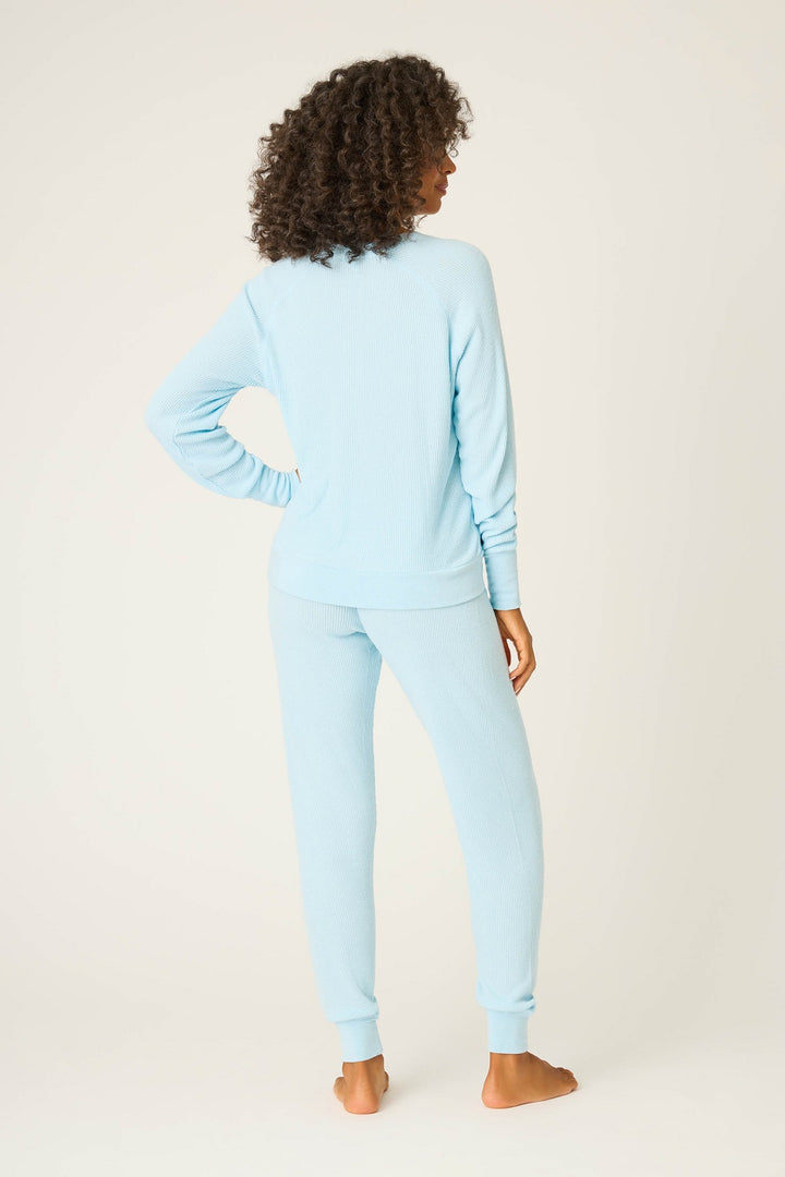 Textured Essentials Long PJ Set
