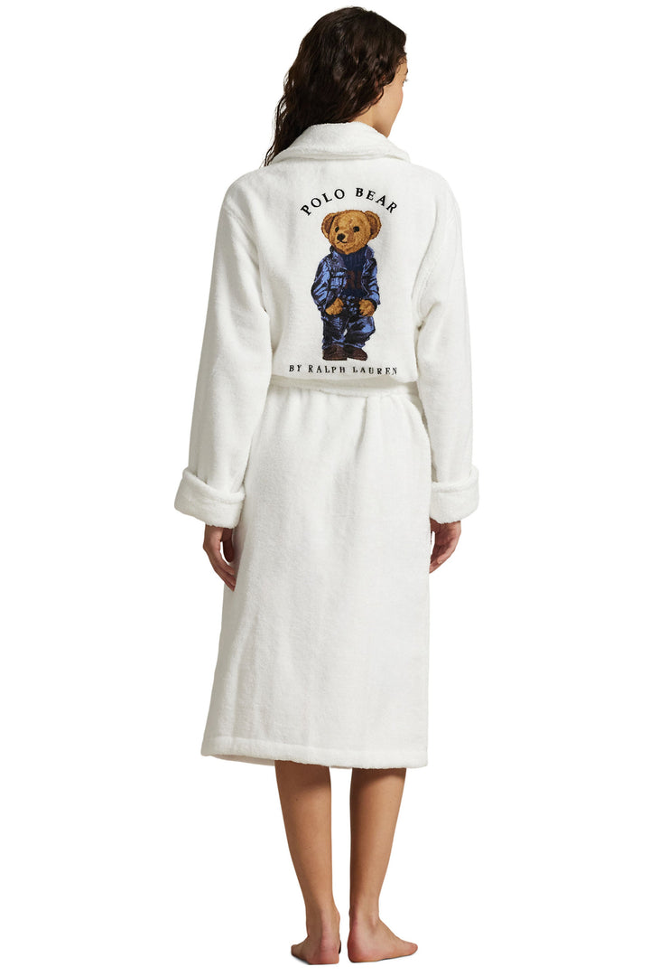 Iconic Bear Printed Back Robe