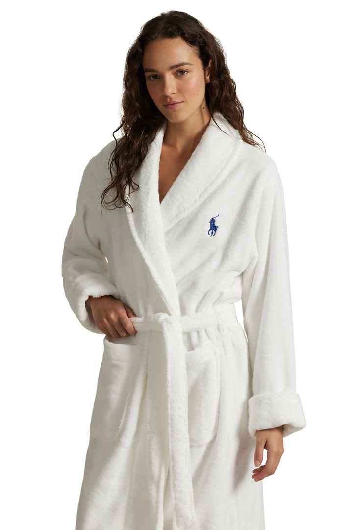 Iconic Bear Printed Back Robe
