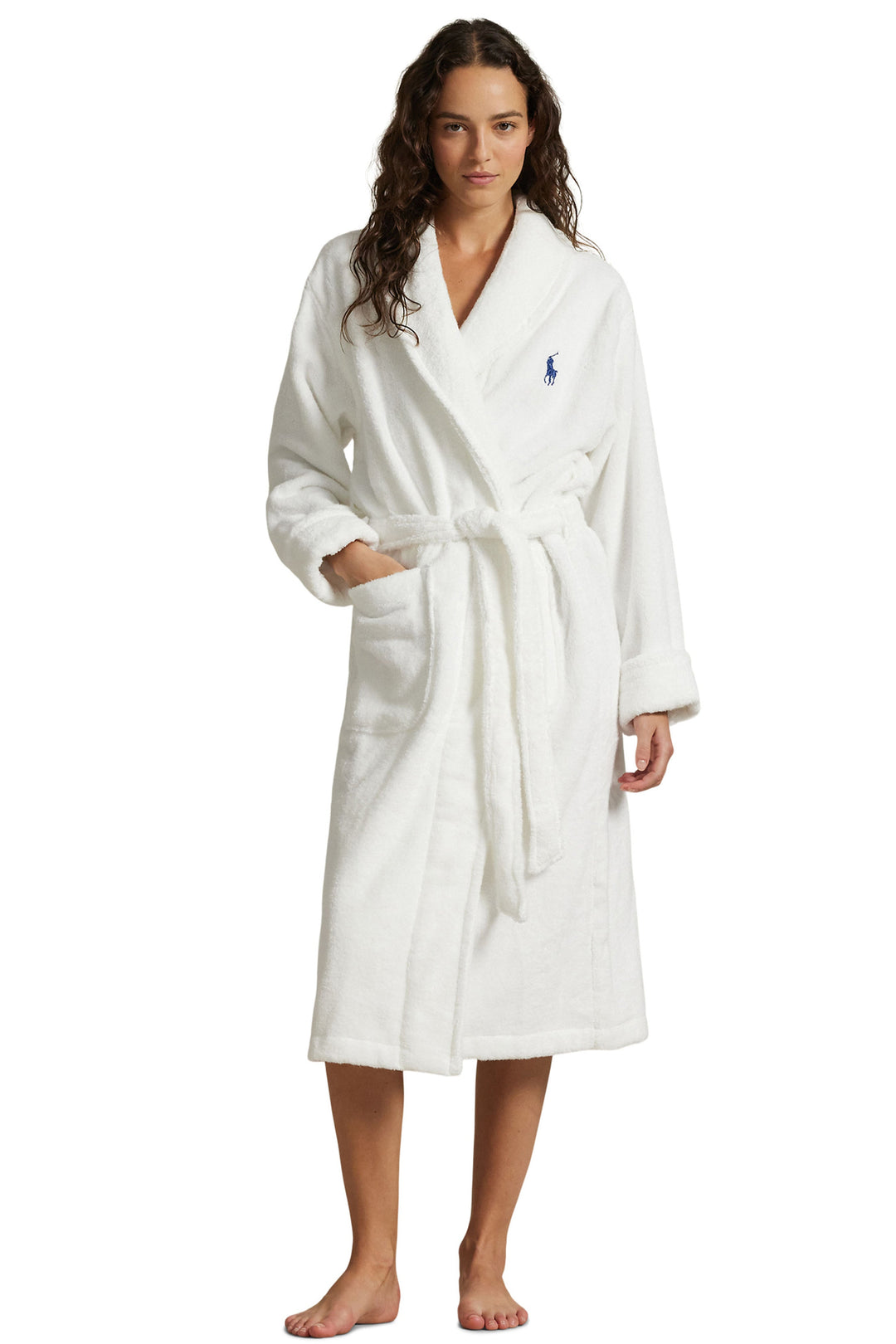Iconic Bear Printed Back Robe