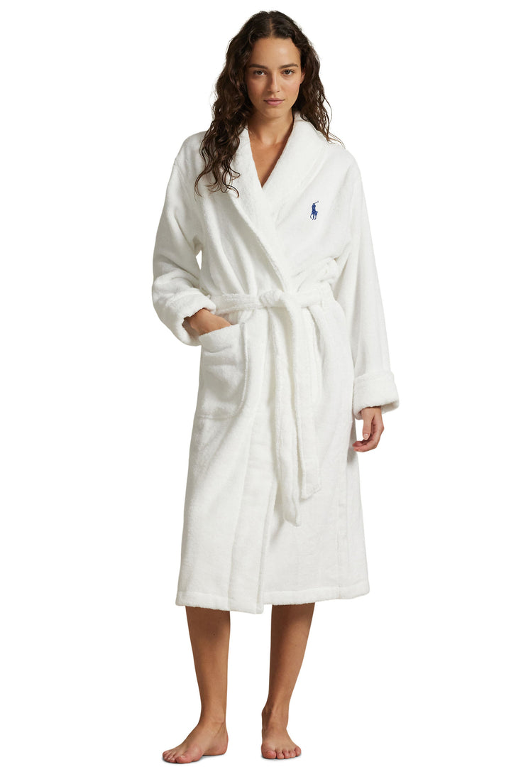 Iconic Bear Printed Back Robe