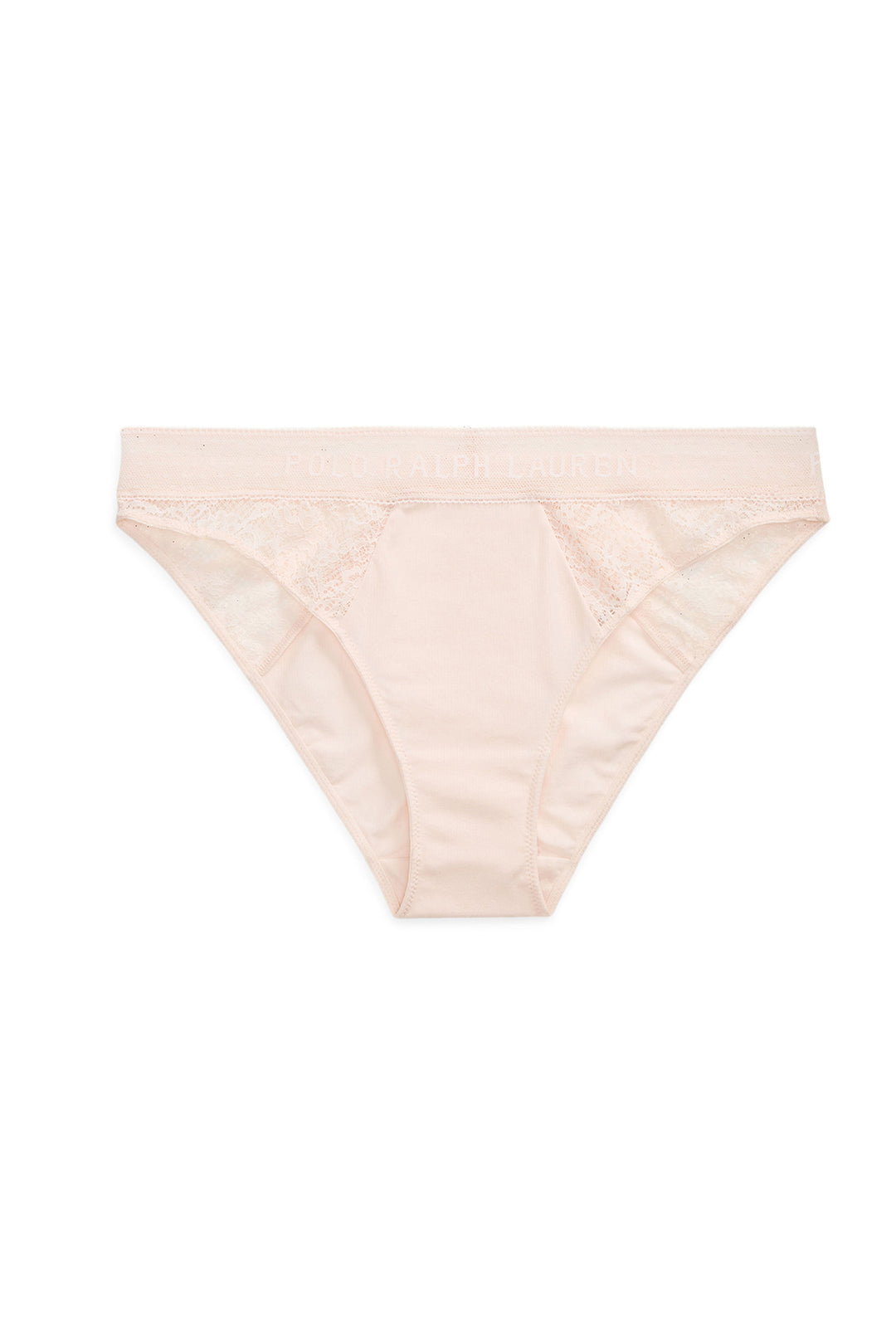 Pink women's underwear on a white background