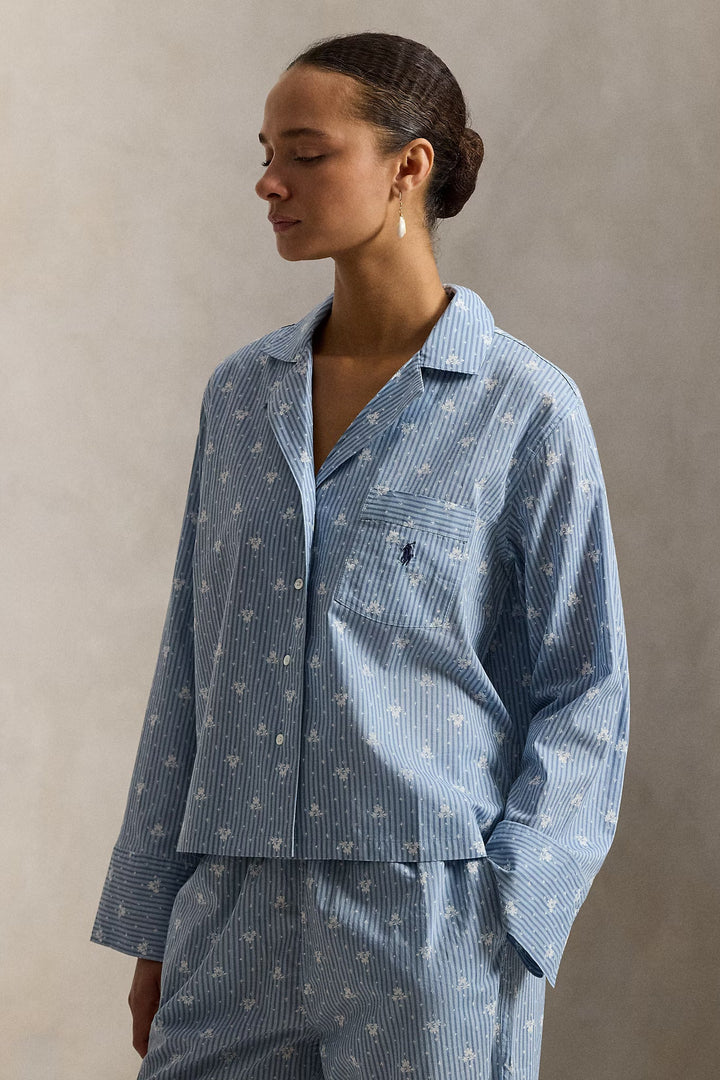 Vintage Pretty Voile Long Sleeve PJ Set
