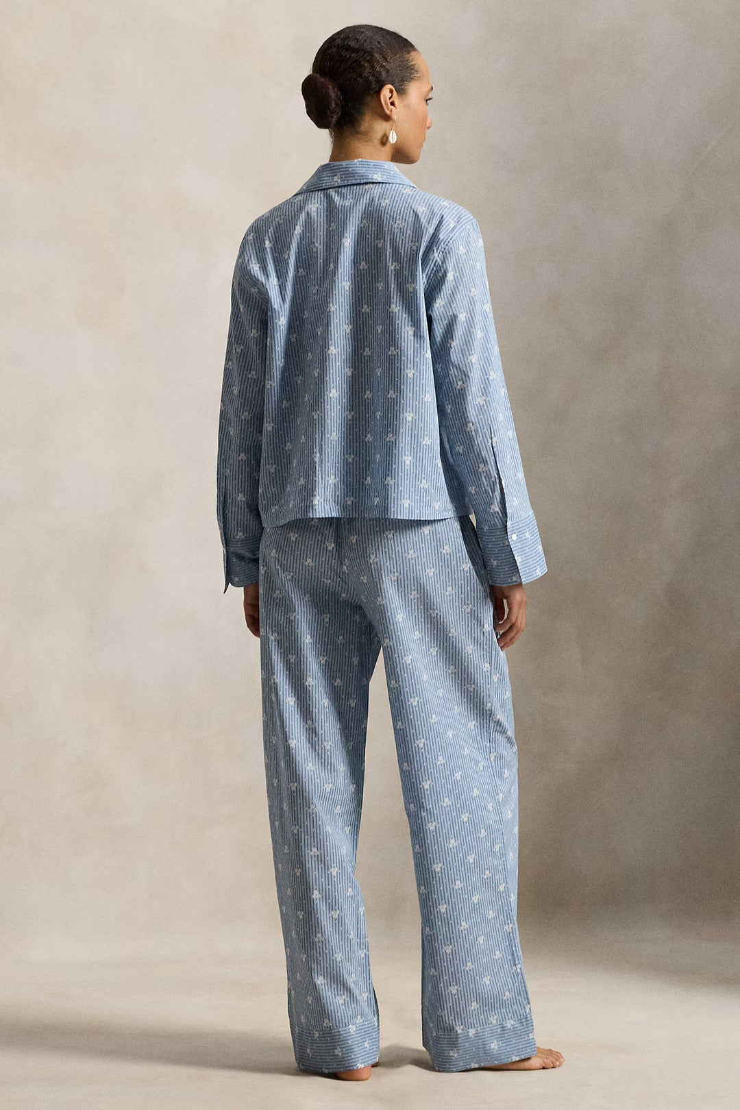 Vintage Pretty Voile Long Sleeve PJ Set