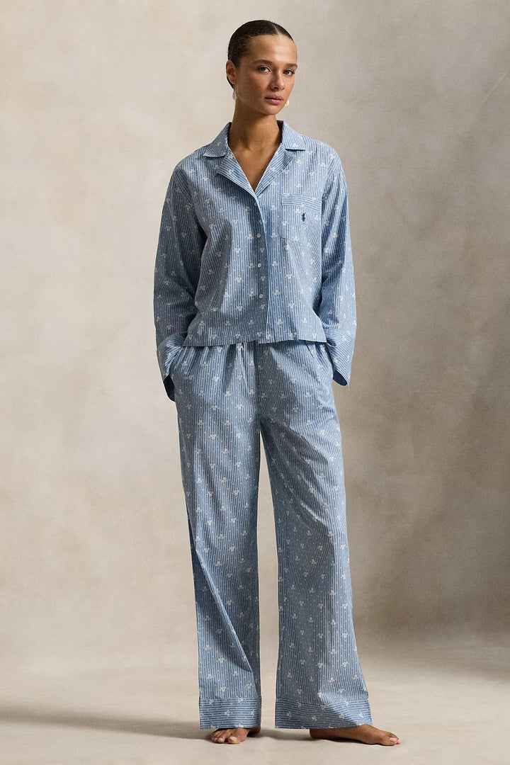 Vintage Pretty Voile Long Sleeve PJ Set