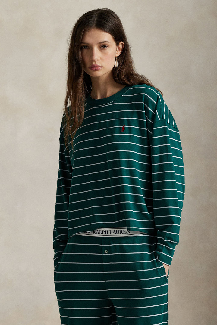 Club Terry Crew & Wide Leg Pant Set