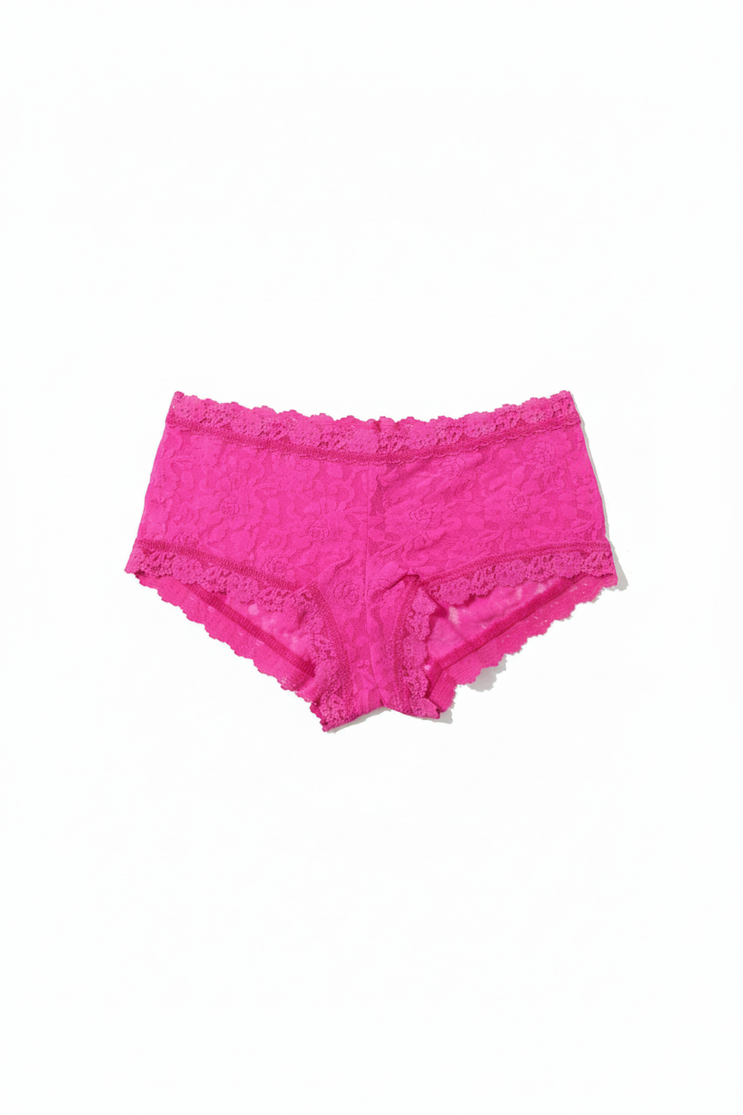 Pretty in Pink Lace Boyshort