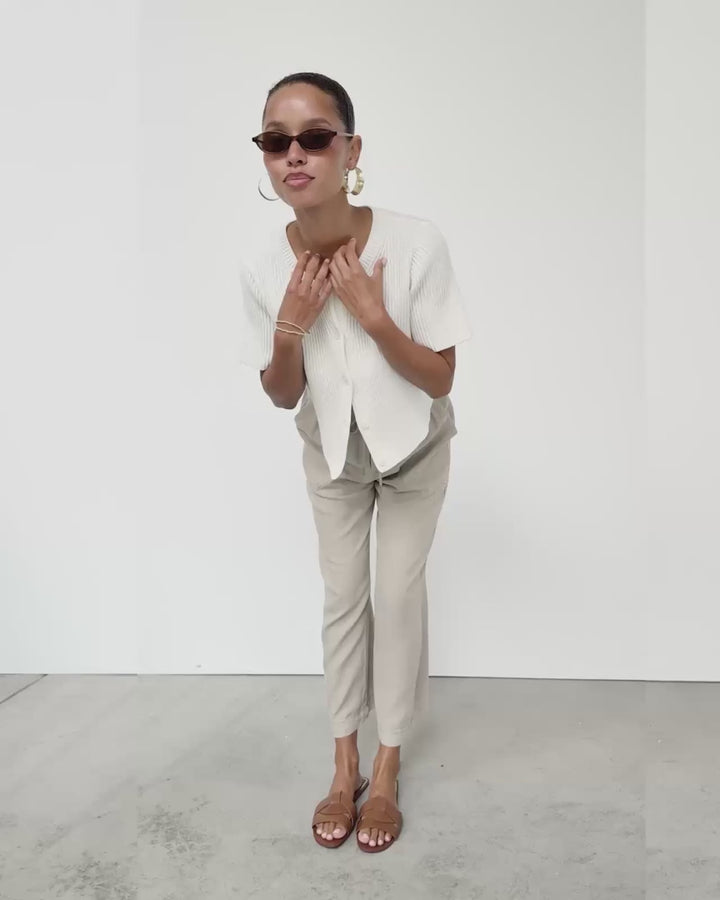 Angie Crop Wide Leg Pant