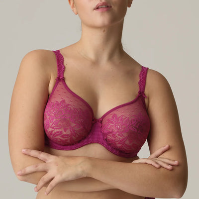 Madison Non-Padded Full Cup Seamless Bra: Fuchsia