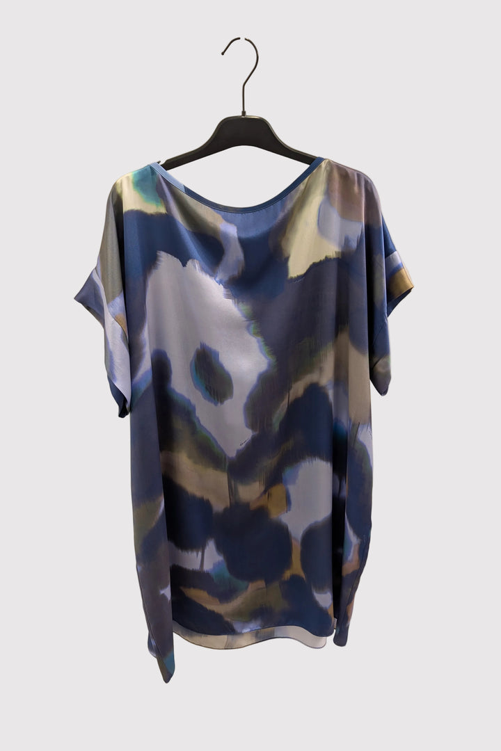 Iris Opaque Silk Coverup: Size L