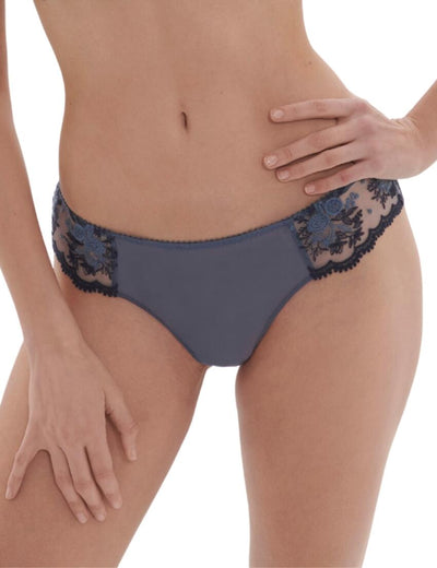 Intrigue Tanga: Cinder Blue