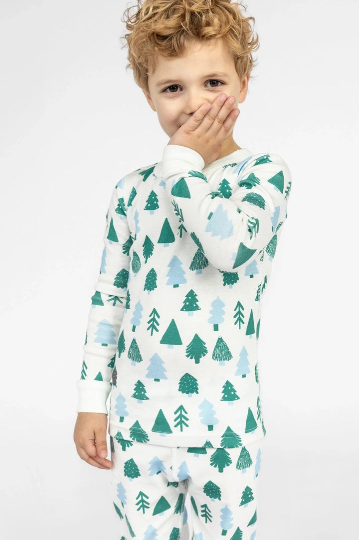 Winter Trees Kids Pajamas