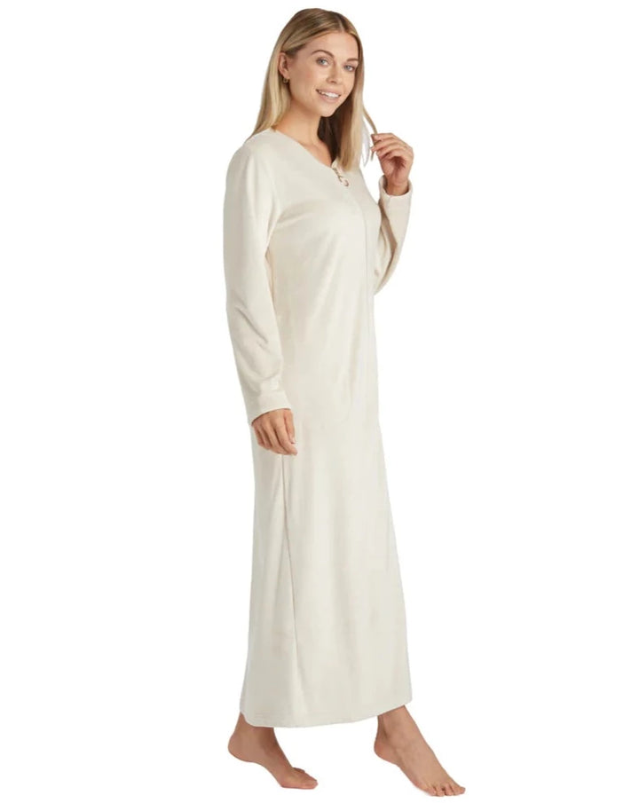 Serenity Mink Zip Robe - Beestung Lingerie