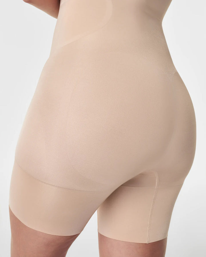 Open-Bust Mid-Thigh Bodysuit: Oncore Sculpting