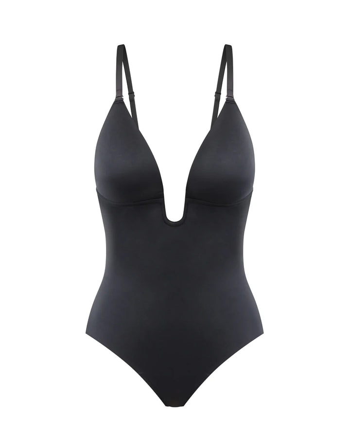 Thong Shaping Plunge Low-Back Bodysuit: Suit Your Fancy