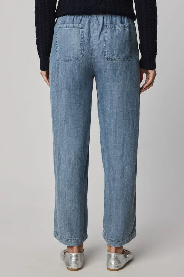 Angie Indigo Crop Wide Leg Pant